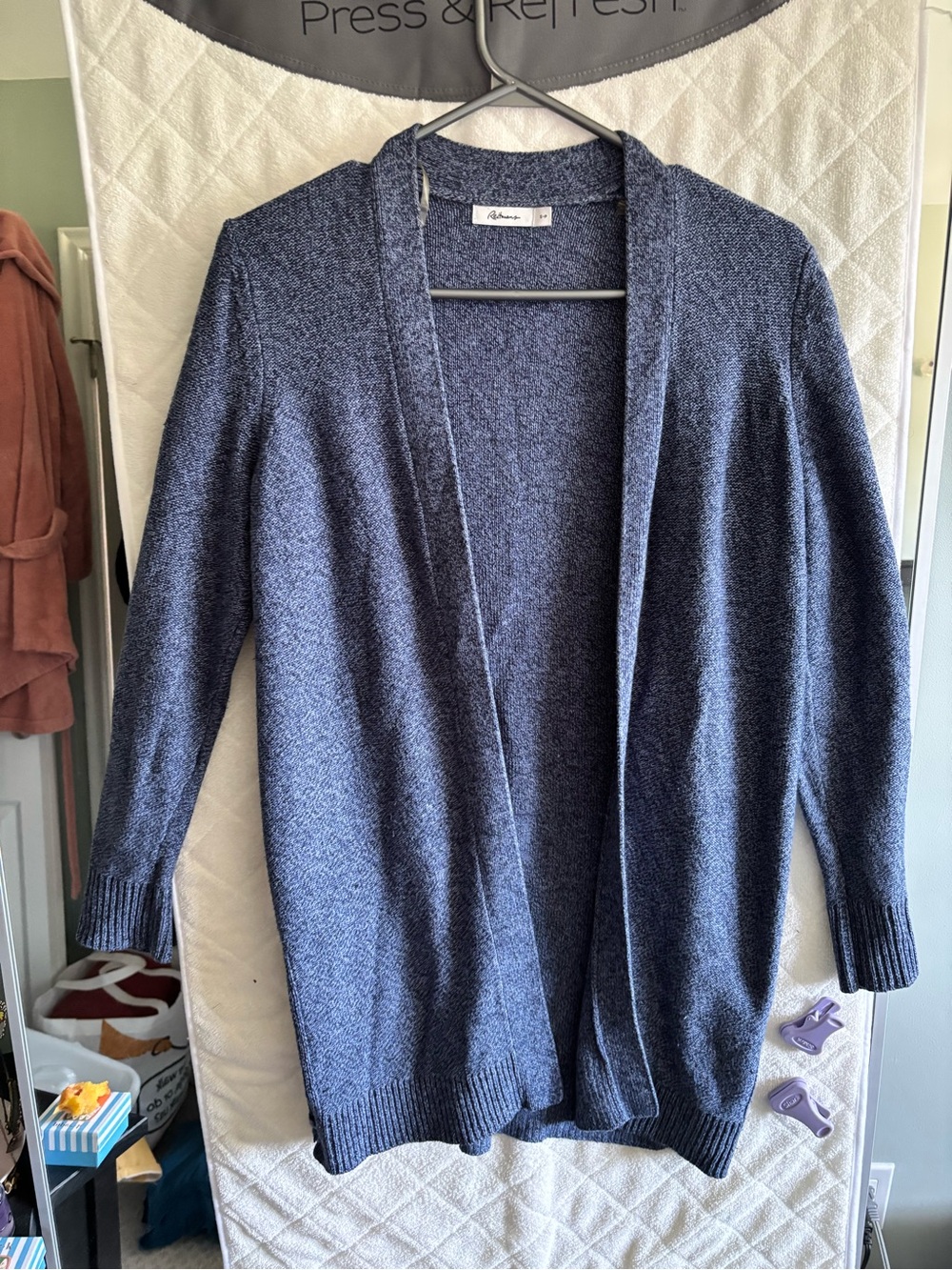 Reitmans Open-Front Women’s Cardigan Sweater - Navy Blue